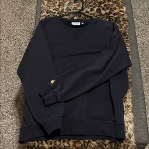 Carhartt WIP Navy Blue Crewneck Sweater